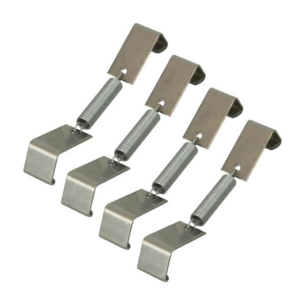 Carpoint License Plate Clamps Set 4-piece