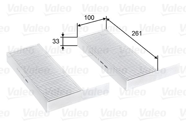 VALEO Pollen filter Particulate Filter 715808 Filter, interior air,Cabin filter PEUGEOT,308 SW II,308 II,308 II Kasten / Schrägheck (T9)