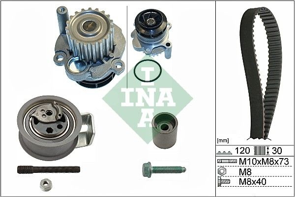 INA Water Pump + Timing Belt Kit VW,AUDI,FORD 530 0091 31 038109119L,038109119N,038109119P  038109119S,038121011C,038121011CX,038121011D,038121011G