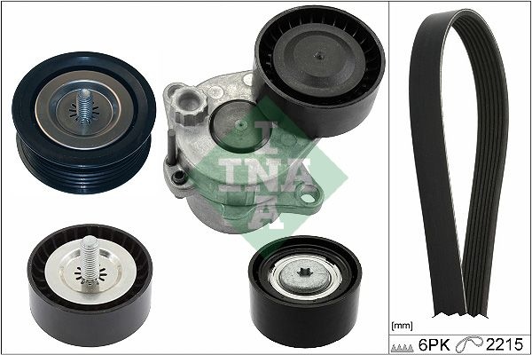 INA V-ribbed belt set MERCEDES-BENZ 529 0361 10 0029933296,0029935496,0039933396 0039937596,0119974992,11750HG00A,11927HG00B,6512000270,6512000470