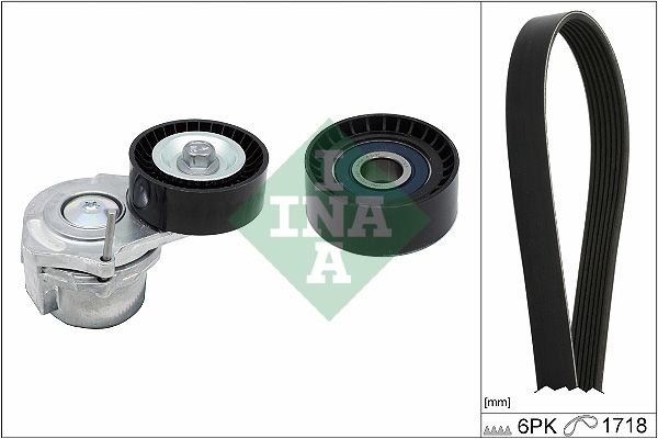 INA V-ribbed belt set OPEL,CHEVROLET,VAUXHALL 529 0312 10 55565570,55565572,55566899 55566900,55566901,55568403,0636158,1340004,1340266,1854164,636158