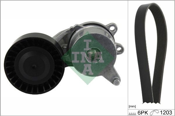 INA V-ribbed belt set PEUGEOT,TOYOTA,CITROËN 529 0262 10 1612372480,1612373380,5750FH 5750FJ,5750RZ,5750VH,5750ZG,96245422,9624542280,96245431,5750FH