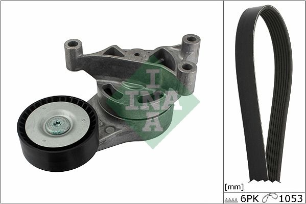 INA V-ribbed belt set VW,AUDI,SKODA 529 0052 10 028903137AS,06F260849L,06F903315 028903137AS,06F260849L,06F903315,028903137AS,06F260849L,06F903315
