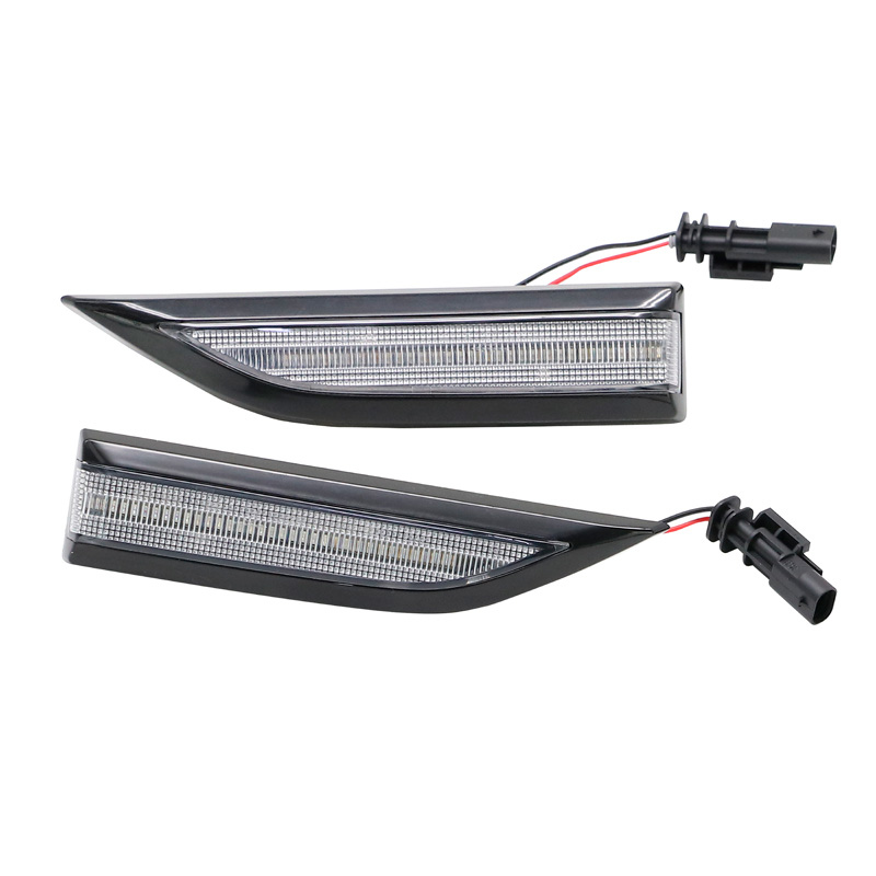 Set LED side indicators suitable for Volkswagen Transporter T6 2015- - White - incl. DRL