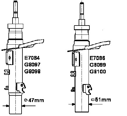 MONROE Shock absorber MONROE ORIGINAL (Gas Technology) Gas Pressure G8097 Shocks,Shock absorbers PEUGEOT,207 (WA_, WC_),207 CC (WD_),207 SW (WK_)