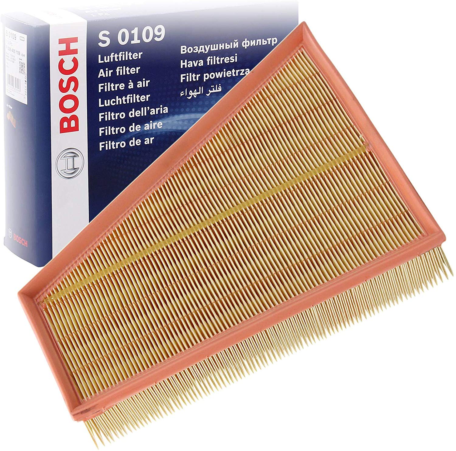 Filtre à Air Bosch S0109 - Qualité Premium Pour Une Performance Moteur Optimale