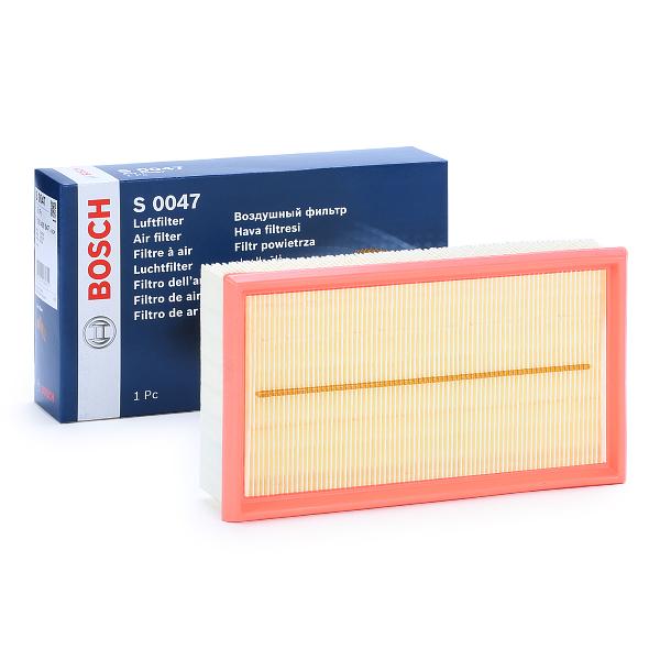 BOSCH Air filter RENAULT,NISSAN F 026 400 047 1654600QAR,16546BC40A,16546BN701 Engine air filter,Engine filter 16546BN70A,2232400Q2M,2232400QAB