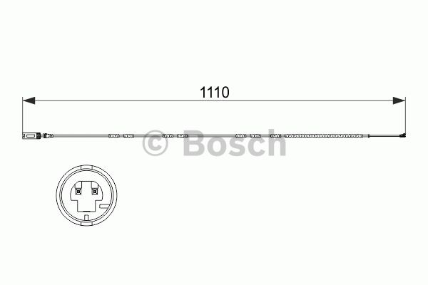 BOSCH Brake Pad Wear Sensor 1 987 473 515 Brake Wear Indicator,Brake Wear Sensor BMW,3 Touring (E91),3 Limousine (E90),1 Schrägheck (E87)