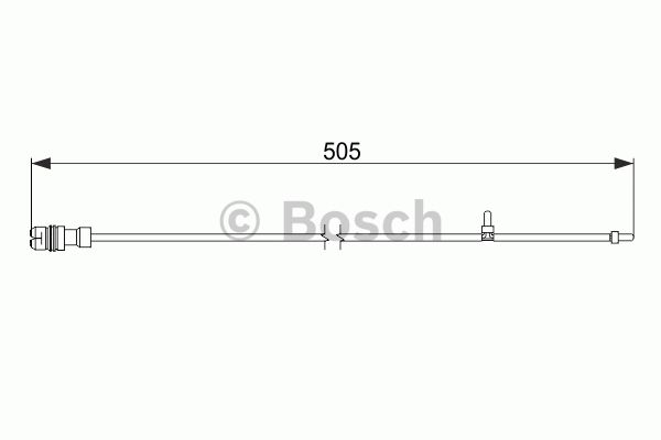 BOSCH Brake Pad Wear Sensor 1 987 474 593 Brake Wear Indicator,Brake Wear Sensor PORSCHE,BOXSTER (986),911 (997),911 (996),911 Cabriolet (996)