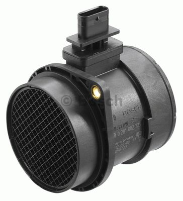 BOSCH Mass air flow sensor 0 281 002 721 Air mass sensor,MAF sensor HYUNDAI,KIA,i30 (FD),i30 CW (FD),TUCSON (JM),SANTA FÉ II (CM),H-1 Travel (TQ)