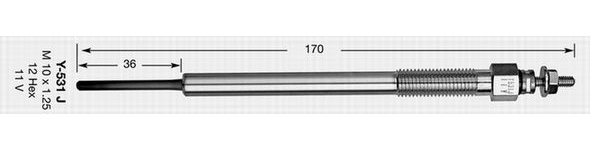 Glodstift DPower Y531J NGK