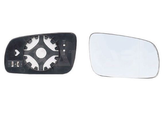 ALKAR Wing Mirror Glass Right 6432157 Side Mirror Glass,Mirror Glass VW,SKODA,SEAT,PASSAT Variant (3B6),Lupo (6X1, 6E1),PASSAT (3B3)