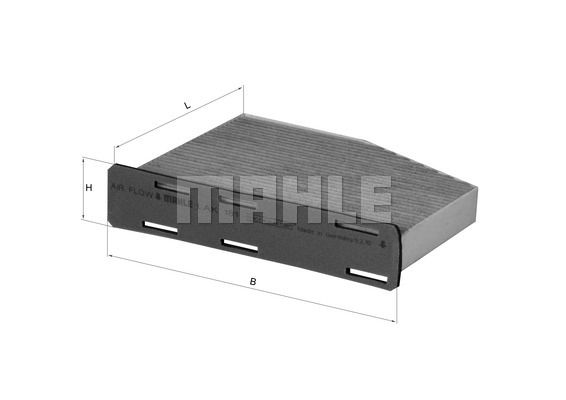MAHLE ORIGINAL Pollen filter Activated Carbon Filter LAK 181 Filter, interior air,Cabin filter VW,AUDI,SKODA,Golf V Schrägheck (1K1),TOURAN (1T1, 1T2)