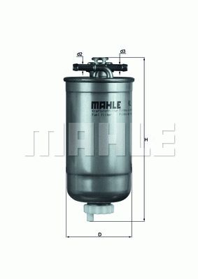 MAHLE ORIGINAL Fuel Filter VW,AUDI,SKODA KL 147D 1J0127399A,1J0127401,1J0127401A  1J0127401B,1J0127401D,1J0127401J,2D0127399,1J0127399A,1J0127401