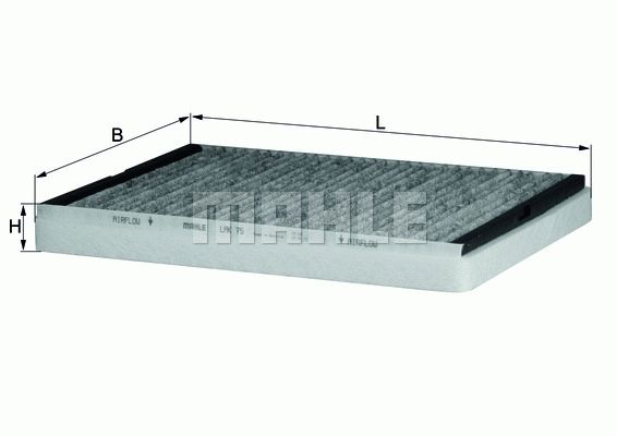 MAHLE ORIGINAL Pollen filter OPEL,IVECO,VAUXHALL LAK 75 09121627,9121627,13175554 1718046,6808607,91132359,9121627,95528292,09121627,13175554,9121627