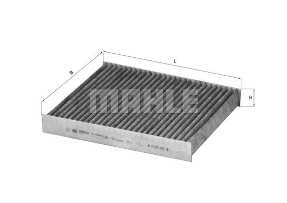 MAHLE ORIGINAL Pollen filter VW,AUDI,MERCEDES-BENZ LAK 120 6Q0819647,6Q0819653,6Q0819653B JZW819653A,6Q0819647,6Q0819653,6Q0819653B,JZW819653A