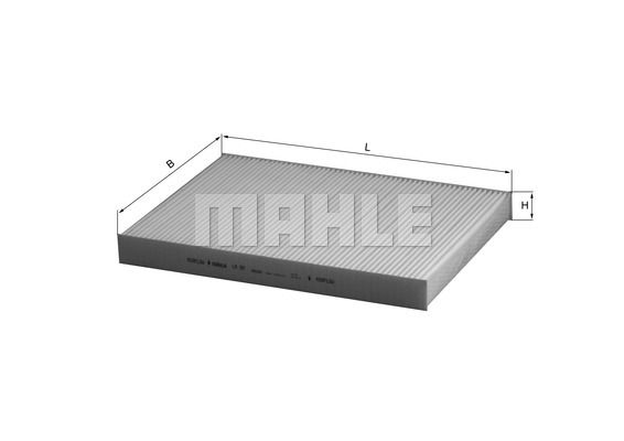 MAHLE ORIGINAL Pollen filter Particulate Filter LA 93 Filter, interior air,Cabin filter AUDI,SEAT,A4 Avant (8K5, B8),A4 Avant (8ED, B7)