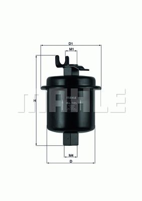 MAHLE ORIGINAL Fuel Filter HONDA,ROVER,ACURA KL 185 25176324,16010S01A30,16010S01A31 16010S01A32,16010ST5931,16010ST5932,16010ST5933,16010ST5E00