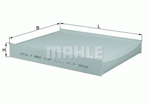 MAHLE ORIGINAL Pollen filter FORD,VOLVO LA 220 1253200,1315686,1354952 1452344,1494697,1585224,1713180,3M5H18D543BA,3M5J18D543BA,3M5J19G244AA3M