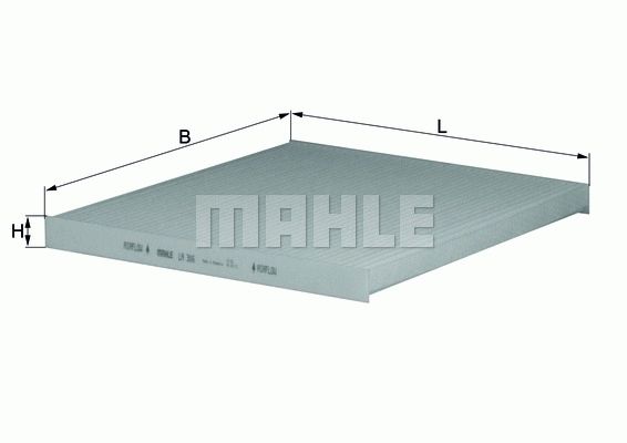 MAHLE ORIGINAL Pollen filter OPEL,FIAT,PEUGEOT LA 306 0000071773192,0000077365638,55702456 71773192,77363895,77365638,55702456,6001073267,71773192
