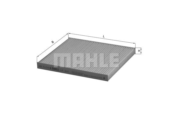 MAHLE ORIGINAL Pollen filter FORD,FIAT,CHRYSLER LA 241 0000071773191,46723321,71773191 77362522,77366065,0000071773191,0006001073265,46723321,71773191