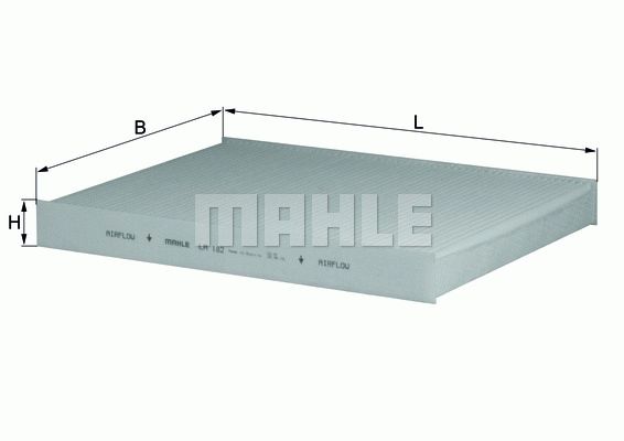MAHLE ORIGINAL Pollen filter VW,AUDI,PORSCHE LA 182 7H0819631,7H0819631A,7H0819631 7H0819631A,76419188,7H0819631,7H0819631A,7E0819631,7H0819631