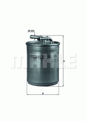 MAHLE ORIGINAL Fuel Filter VW,AUDI,SKODA KL 494 5Z0127401,6Q0127400F,6Q0127401F  5Z0127401,6Q0127400F,6Q0127401F,70329166,5Z0127401,6Q0127400F