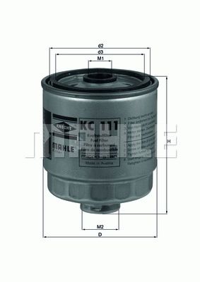 Mahle Branslefilter Kc