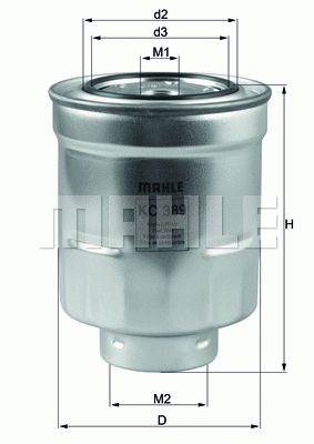 Mahle Branslefilter Kc 389