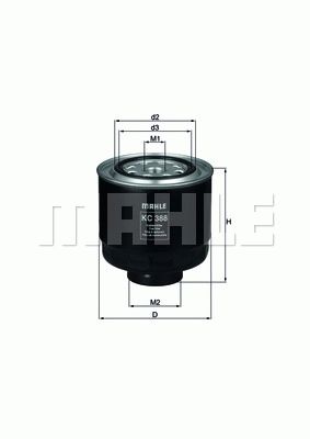 Mahle Branslefilter Kc 388D