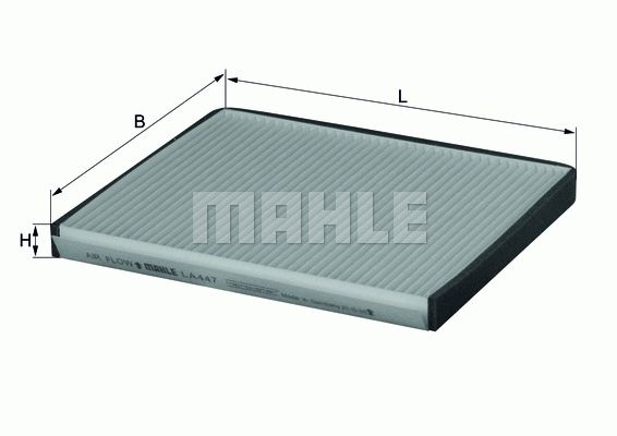 MAHLE ORIGINAL Pollen filter HYUNDAI,TOYOTA,KIA LA 447 087901E000A,087902H000A,971331E000 971331E100,971331E100AT,971332H000,971332H001,971332H001AT