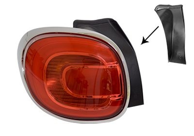 Combination Rearlight 1609921 Van Wezel