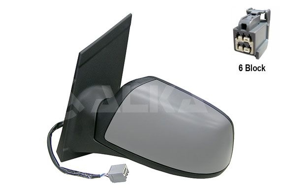 ALKAR Wing mirror Left 6123400 Outside mirror,Side mirror FORD,Focus II Schrägheck (DA_, HCP, DP),Focus II Kombi (DA_, FFS, DS)