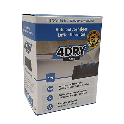 4Dry reusable car dehumidifier 1kg