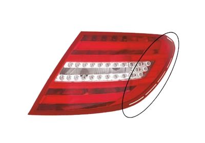 REAR LIGHT RIGHT SEDAN 3097932 Van Wezel