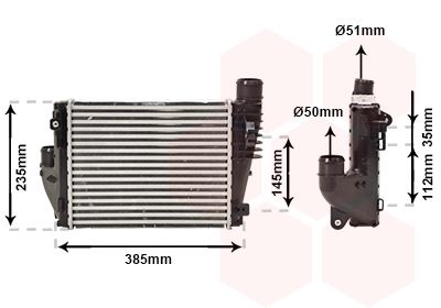 Intercooler, Charger 09004317 International Radiators