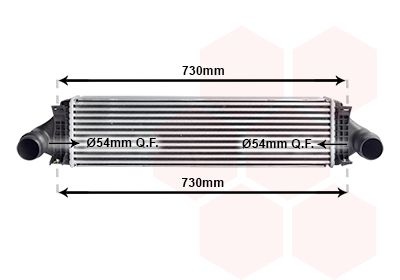 Intercooler, Charger 59014704 International Radiators