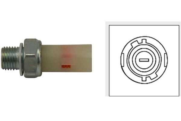KAVO PARTS Oil Pressure Switch Pressure [bar]: 0,3bar EOP-5505 Oil Pressure Sensor,Oil Pressure Sender OPEL,RENAULT,NISSAN,Movano Kastenwagen (X70)
