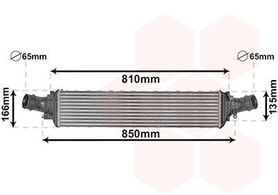 Intercooler, charger 03004406 International Radiators