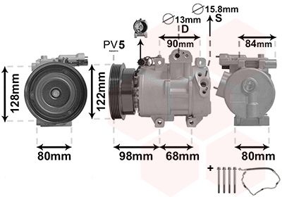 Compressor, Air Conditioning *** IR PLUS ***