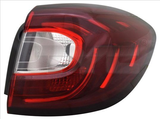 TYC Rear light RENAULT 11-14427-06-2 265506738R Combination rearlight,Tail light,Tail lights,Back lights,Rear tail light,Rear lights