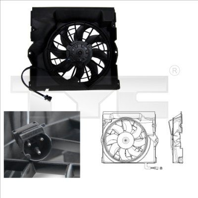 Fan, Radiator 803-0009 TYC