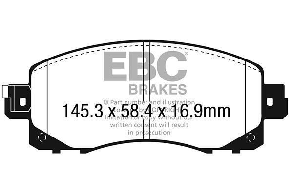 Brake Pad Set, disc brake Greenstuff