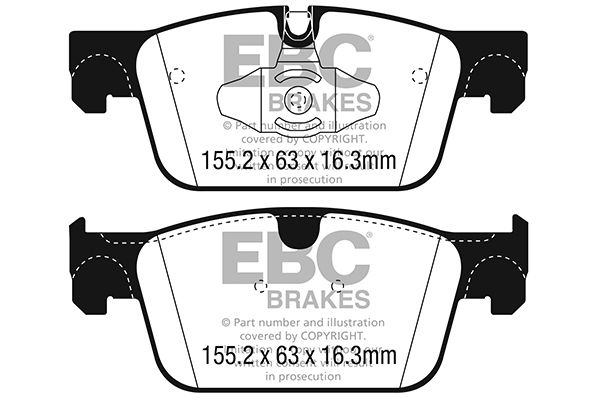 Brake Pad Set, disc brake Redstuff