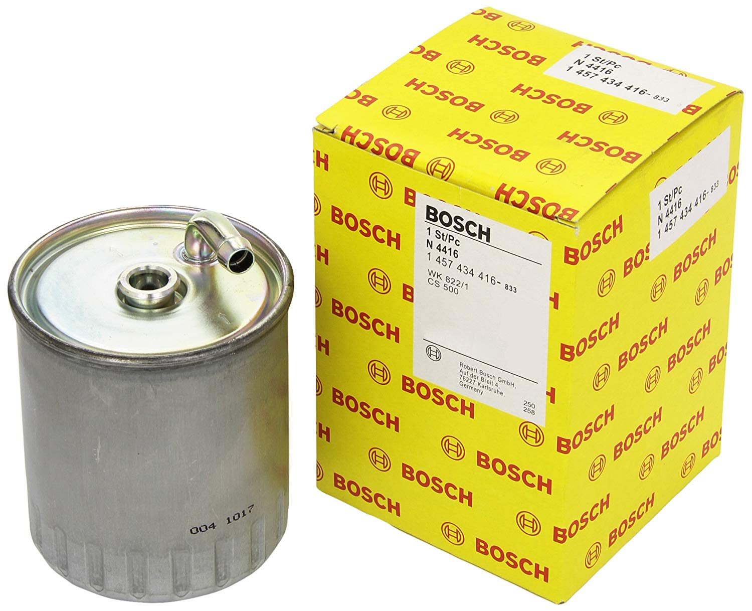 BOSCH Fuel Filter In-Line Filter 1 457 434 416 MERCEDES-BENZ,C-Klasse Limousine (W203),C-Klasse T-modell (S203),M-Klasse (W163),CLK (C209)