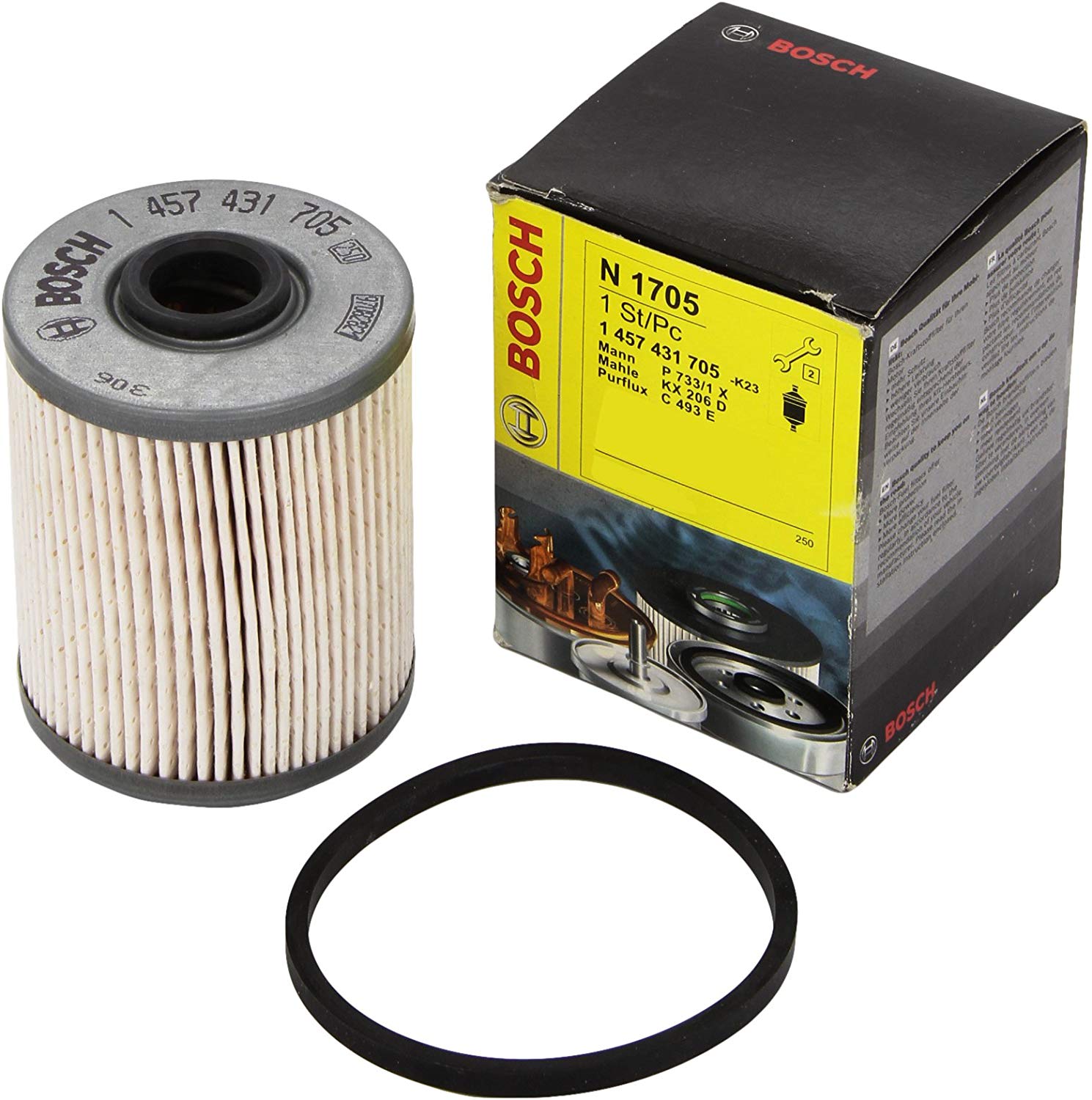BOSCH Fuel Filter OPEL,RENAULT,CITROËN 1 457 431 705 9161303,93185381,190652  190653,E148007,9161303,1770A023,M617333,MR911916,MW30652290,16400AW300