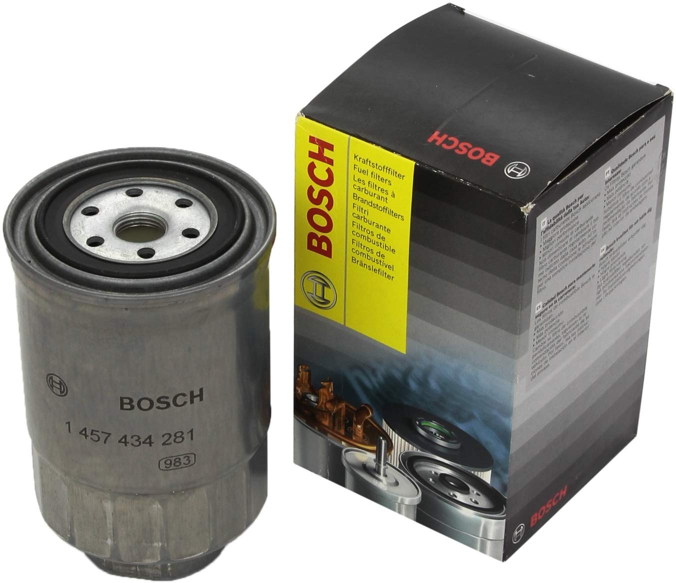 BOSCH Fuel Filter FORD,NISSAN,LTI 1 457 434 281 1112654,1952956,1960482  YL4J9155BA,1640017A00,1640058E00,1640059E00,164005M300,164005M310,16400V7200