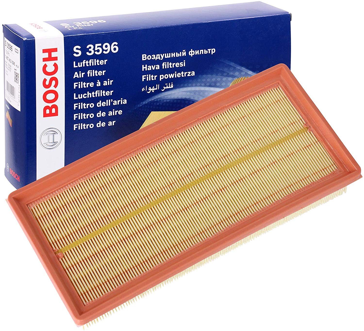 BOSCH Air filter PEUGEOT,CITROËN 1 457 433 596 1444EH,1444EV,1444EW Engine air filter,Engine filter 1444TP,1444XF,9650188680,1444EH,1444EJ,1444EV
