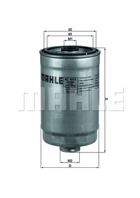 Mahle Branslefilter Kc 1011