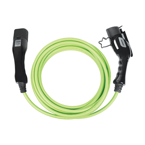 EV Charging cable electric car type 1 to 2 16A 1 phase 8mtr